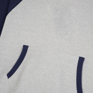 Sweat-shirts de jogging style raglan grande taille pour garçons, couleur unie, 100% coton, style streetwear avec poches kangourou - Product Image 6