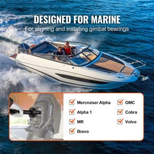 Kit d'installation d'alignement de roulement de cardan robuste, neuf, pour positionnement moteur inboard, compatible Mercruiser Alpha Alpha 1 MR Bravo - Product Image 2