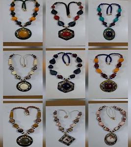 Collares de Cuentas de Resina con Diseño Bohemio al por Mayor, Joyería de Moda, GC-NK-575-76 para Mujeres y Chicas Europeas. - Product Image 2