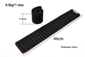 Regular Colors Ankle Wrist Weight Home Use Non-Slip <b>Adjustable</b> Whole Body Unisex Silicone Band - Product Image 5