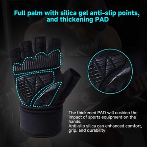 Gants de fitness Precision Fit offrant une stabilité du poignet avec sangle, protection respirante de la paume, gants anti-humidité pour la salle de sport - Product Image 4