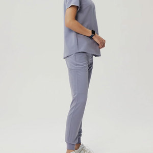 Women's 2026 Breathable Comfortable Oxford Fabric Multi-Pocket Cotton Polyester Stretchable <b>Plus</b> <b>Size</b> Baggy Hospital - Product Image 3