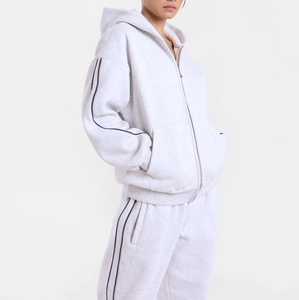 Sudadera con Capucha Extra Grande para Mujer, de Alta Calidad, Fabricada por OEM, Personalizada, de Algodón Premium, con Hombros Caídos - Product Image 3