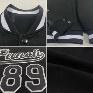 Chaqueta Varsity Personalizada al por Mayor para Hombre, Chaqueta Letterman de Alta Calidad con Logotipo Bordado, Fabricación OEM ODM con Marca Privada - Product Image 3