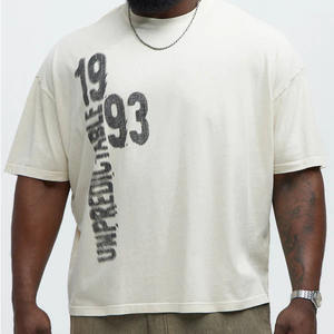 T-shirts unis pour hommes – Vente en gros – T-shirts personnalisables avec logos par transfert thermique – T-shirts décontractés vierges ou de marque vintage pour hommes - Product Image 5