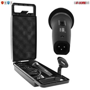 Microfono vocale dinamico professionale 5 CORE al neodimio cardioide microfono palmare unidirezionale per il canto Karaoke maglia in acciaio - Product Image 2