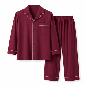 Pijamas de Algodón Personalizados al por Mayor para Hombre - Ropa de Dormir de Algodón al por Mayor, Servicio OEM por Proveedor Directo de Fábrica - Product Image 1