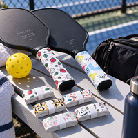 Bande adhésive plate en PU personnalisée avec impression, personnalisation du logo OEM ODM pour accessoires de raquettes de tennis, badminton et pickleball