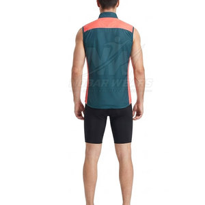 Gilet de cyclisme léger coupe-vent personnalisé, respirant, haute performance, vêtement de sport résistant au vent pour événements de course en plein air - Product Image 6