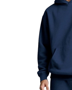 Conjunto Deportivo para Hombre, Color Azul Marino, con Capucha, Manga Larga, Estilo Casual, Transpirable, 100% Algodón, Peso Medio, para Otoño - Product Image 5