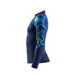 Custom <b>Mens</b> <b>Long</b> <b>Sleeve</b> <b>Cycling</b> <b>Jersey</b> Quick Dry Sublimation Geometric Print Bike Jacket Breathable Athletic Bicycle Sportswear - Product Image 5