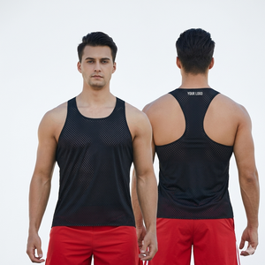 Débardeur Homme Coupe Musclée Tissu Léger et Doux Sans Manches pour Entraînement Fitness Course Vêtements de Sport Export en Gros Usine - Product Image 2