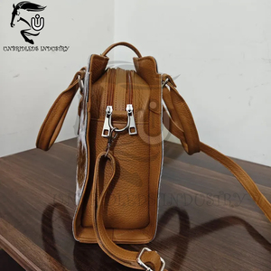 Bolso Tote de Cuero Vacuno UNBRIDLEDS INDUSTRY, Estilo Bohemio, Anti-Robo, con Impresión de Logotipo Personalizado, para Todas las Temporadas - Product Image 2