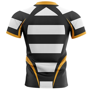 Maillot de rugby unisexe à manches courtes tendance 2026, 100 % polyester, personnalisable OEM, toutes tailles - Product Image 2