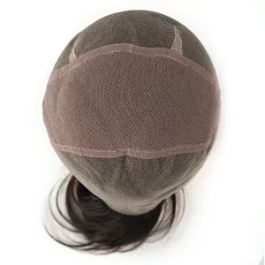 Indian Remy Human Hair Full Lace Wig Machine Double Weft All Colors Suitable - Product Image 4