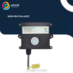 เซ็นเซอร์ตรวจจับก๊าซมีเทนแบบอิเล็กโทรเคมี WITTELB รองรับ Modbus RS485 ความแม่นยำสูง สำหรับอุตสาหกรรม รุ่น SN-CH4-AOC ใช้ในระบบอัตโนมัติอาคาร - Product Image 1