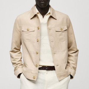Chaqueta Casual de Invierno para Hombre, de Gamuza, con Logotipo Frontal, Transpirable, Resistente al Viento, Textura Suave, Ajuste Cómodo, para Uso Diario, Viajes, Estilo de Temporada - Product Image 3