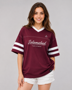 Custom Made Drop Shoulder Boxy Fit Women's T-Shirt 100% Cotton Regular Lightweight Breathable Quick Dry Solid Color <b>Appliques</b> - Product Image 6