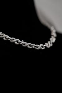 Collier chaîne à maillons en moissanite de luxe, argent 925, style hip-hop, bijoux tendance pour homme et femme, ensemble cadeau - Product Image 6
