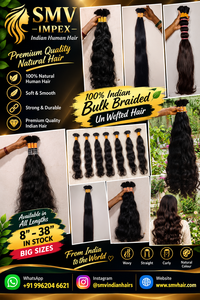 Cheveux Indiens Remy Vierge de Qualité Supérieure, 100g, Double Trame Faite à la Machine, Origine Tamil Nadu - Product Image 6