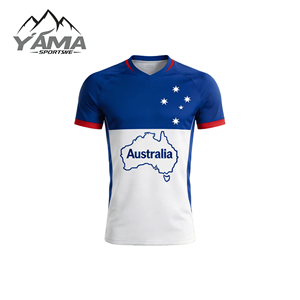 قميص كرة قدم عالي الجودة للفريق الوطني الأسترالي 2026 مصنوع في تايلاند، طقم كرة قدم مخصص بالجملة للفرق الرياضية - Product Image 1