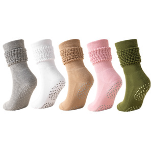 Autumn Crew Socks Breathable Eco-Friendly Towel Bottom Bubble Yoga Exercise Non-Slip <b>Stockings</b> for Floor Use - Product Image 1