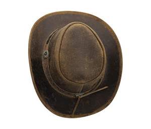 Sombrero de Cuero Genuino Estilo Vaquero Australiano para Hombre, Color Bronceado, Modelo Crazy Horse, Precio de Fábrica al por Mayor - Product Image 4