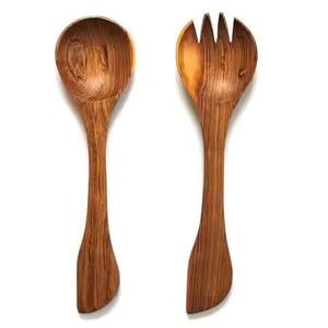 Cuchara de madera para servir en la cocina, para cocinar, revolver y servir alimentos. - Product Image 1