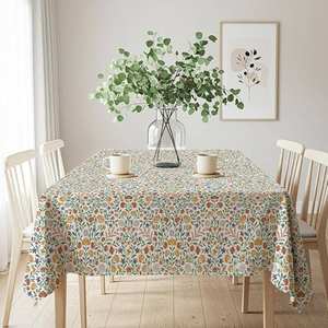 Mantel de Lino y Algodón, Tela Suave y Duradera, Manteles Elegantes para Bodas y Fiestas - Product Image 2