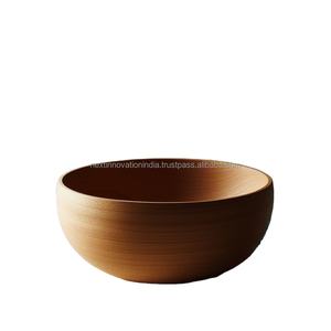 ชามสลัดและผลไม้ทำจากไม้อะคาเซียแบบชนบทอุปกรณ์ตกแต่งบ้านแบบใช้แล้วทิ้งเป็นมิตรกับสิ่งแวดล้อม - Product Image 2