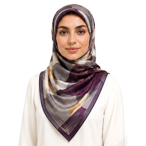 Beautiful Style Women Head <b>Scarves</b> <b>Silk</b> <b>Square</b> Smooth Texture Casual Fashion Daily Use - Product Image 1