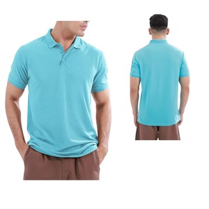 Polo à fermeture éclair noir pour homme de haute qualité personnalisé – T-shirt de golf et décontracté tendance avec col zippé - Product Image 1