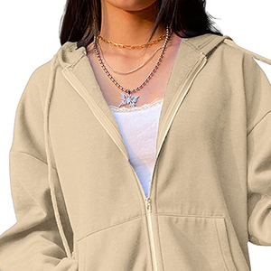 Factory Direct Women Cropped <b>Workout</b> <b>Hoodie</b> Lightweight Activewear Custom Women Raw Cropped Pullover <b>Hoodie</b> Casual Streetwear - Product Image 4