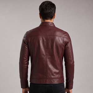 Stylish mens <b>leather</b> <b>jacket</b> made for modern lifestyles with premium comfort and dependable <b>long</b> term use Low MOQ Wholesale - Product Image 2