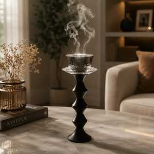 Brûleur d'encens en bois de haute qualité avec motif cheval, diffuseur aromatique, utilisation toute saison, aromathérapie, matériau en bambou - Product Image 4