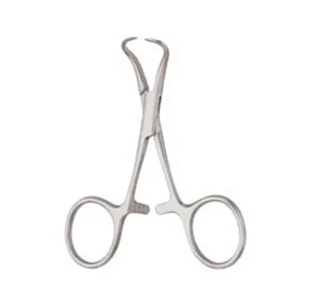 Pinces à serviettes de haute qualité, mâchoires à boule et à rotule de 4 pouces avec verrouillage à cliquet, en acier allemand, pinces à serviettes Backhaus, en vente - Product Image 1