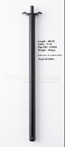 SKUAS Metal Simple Black Coating Round Manual Pipe 48cm Commercial Gas <b>Lighter</b> Model SL7 Long Ignitor - Product Image 2