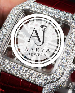 Correa de Reloj con Patrón de Cocodrilo Rojo, Reloj Mecánico con Esfera Cuadrada, Bisel de Cristal, Reloj de Pulsera de Lujo - Product Image 2