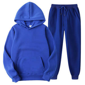 Custom Men Fleece <b>Tracksuit</b> Set <b>Plain</b> <b>tracksuit</b> with Matching Sweatpants Casual Jogging Sweat suit - Product Image 2