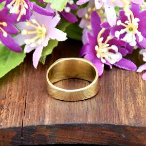 Élégante bague signet en or vermeil 18 carats, fine bague en argent sterling 925, faite à la main, style bohème, bijou raffiné pour femme - Product Image 6