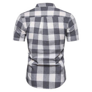 Tela de Lona 100% Algodón con Diseño Tartán Personalizable para Camisas de Manga Corta para Hombre y Mujer con Función de Secado Rápido - Product Image 5