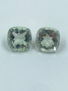 Pierre précieuse en améthyste verte naturelle de qualité supérieure, pierre brute, 21,20 carats, 14 mm, taille coussin, couleur verte, pour la fabrication de bijoux - Product Image 6