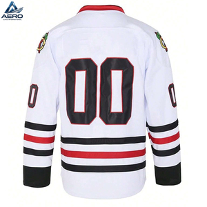 Jersey de Hockey sobre Hielo para Adultos, Cuello en V, Transpirable, Ligero, Totalmente Personalizable, Producto de Alta Demanda, 100% Poliéster, Superventas - Product Image 2