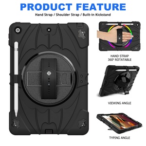 Coque de protection robuste antichoc B Max pour enfants avec béquille rotative et sangle de maintien pour iPad 10.2 (2019-<span class=keywords><strong>2021</strong></span>) - Product Image 3