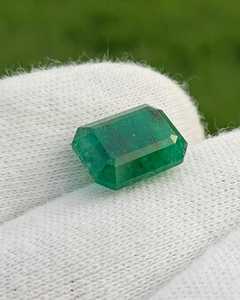 Piedra Preciosa Natural Verde Esmeralda Vívida, Piedra Suelta de Primera Calidad para Hacer Anillos, Cristal para Joyería - Product Image 1