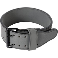 Ceinture de musculation Samroz Sports 10 mm - Ceinture de musculation à ardillons pour squats, soulevé de terre et développé couché - Ceinture de musculation en cuir
