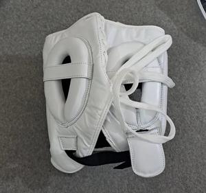 Protector de Cabeza de Boxeo Unisex de Cuero Vacuno Genuino Ajustable Personalizado con Barra Nasal para Entrenamiento y Sparring - Product Image 3