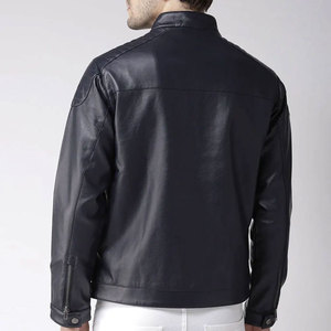 Veste en cuir pour homme, coupe ajustée élégante, prix abordable, qualité supérieure, vente en ligne, meilleur produit - Product Image 5