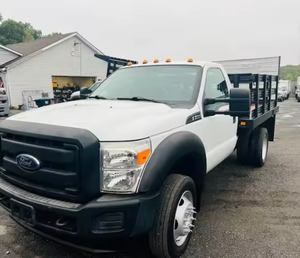 Buy Now 2012 For-FordS F-450 XL Stake Bed Truck Low Mileage Gasoline Fuel Regular Cab Medium Duty Used Truck for Export - Product Image 3
