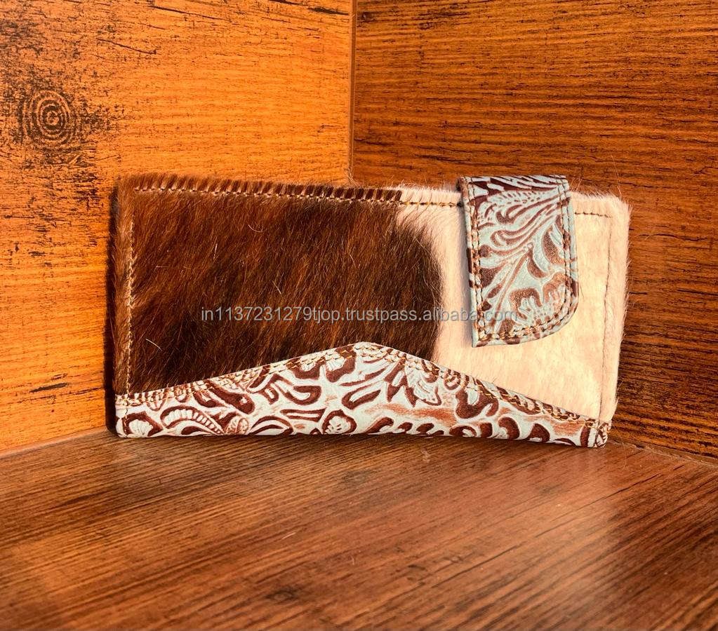 Brown WithTurquoise Embossed